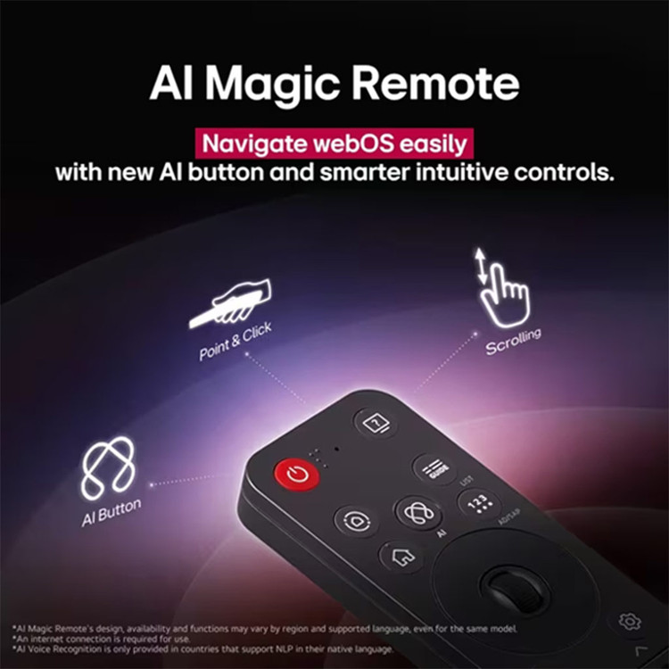 تلویزیون الجی مدل QNED82A سایز 65 اینچ 4K HDR Google TV