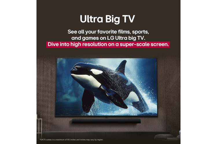 تلویزیون هوشمند ال جی مدل UA85006 سایز 65 اینچ 4K UHD AI