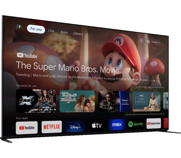 تلویزیون سونی مدل BRAVIA 9 XR90 سایز 85 اینچ Mini LED QLED 4K HDR Google TV