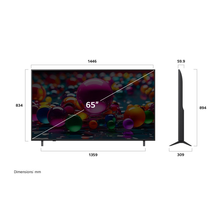تلویزیون ال جی مدل 55UA85006LA سایز 55 اینچ 4K مدل 2025