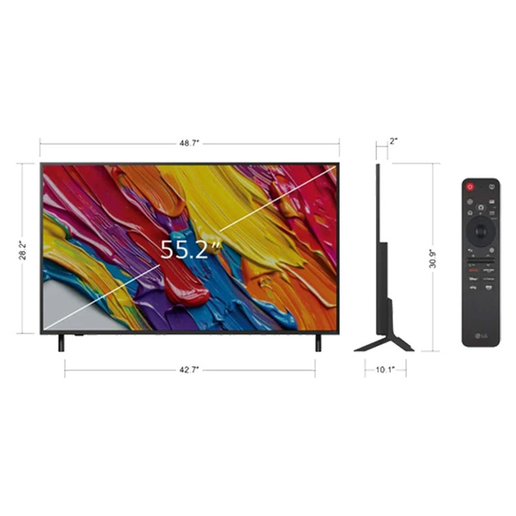 تلویزیون ال جی مدل QNED82A سایز 55 اینچ 4K هوشمند QNED AI