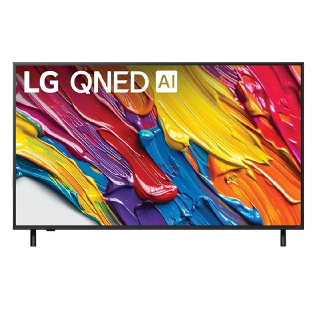 تلویزیون ال جی مدل QNED82A سایز 55 اینچ مدل 55QNED82A6A سال 2025 مونتاژ اندونزی با کیفیت تصویر 4K Ultra HD، فناوری QNED AI، پردازنده α7 AI Processor Gen8 و سیستم عامل webOS 25